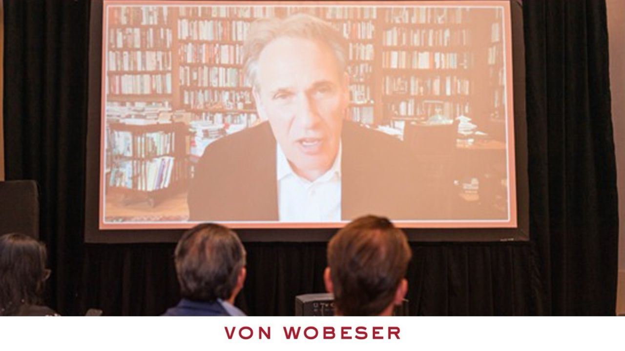 Richard Susskind on screen during the Annual Seminar