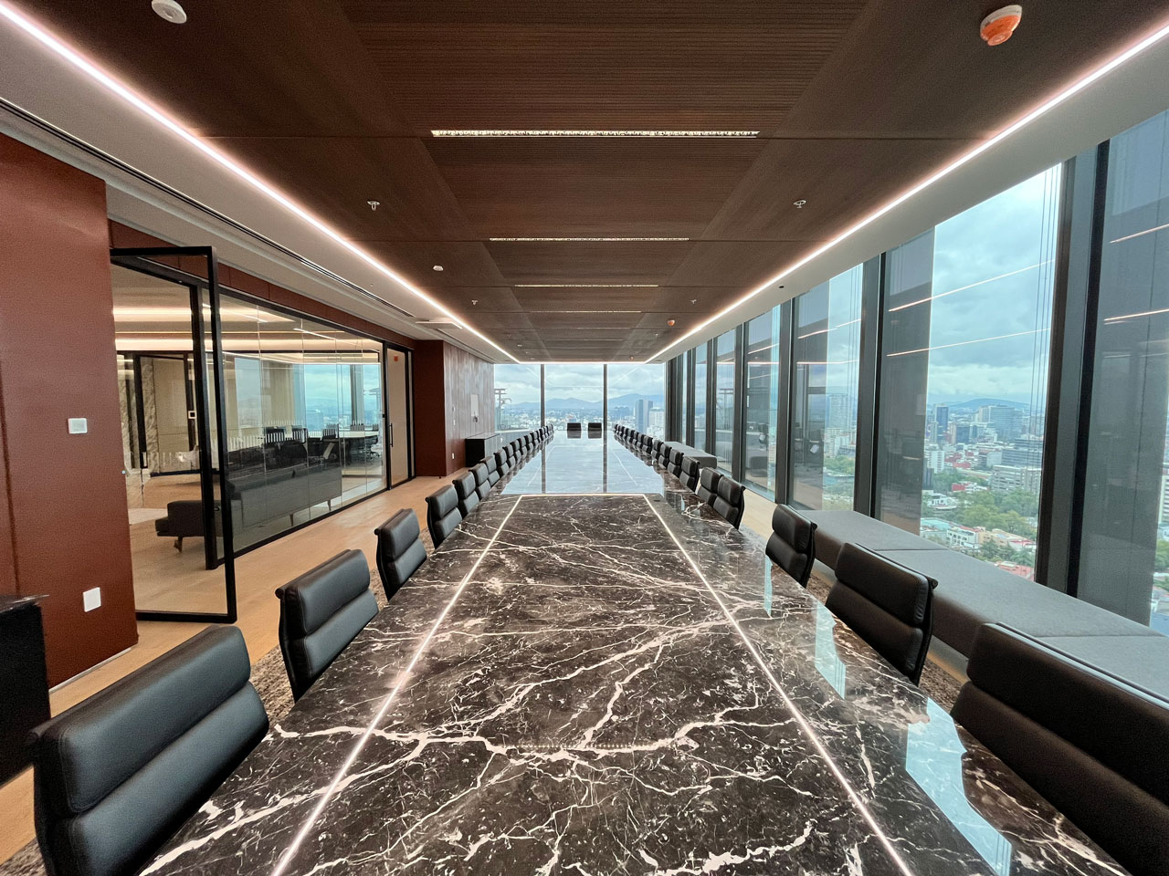 Tall view on the right side of the office gallery