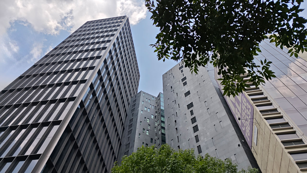 Lower view of a collaboration area